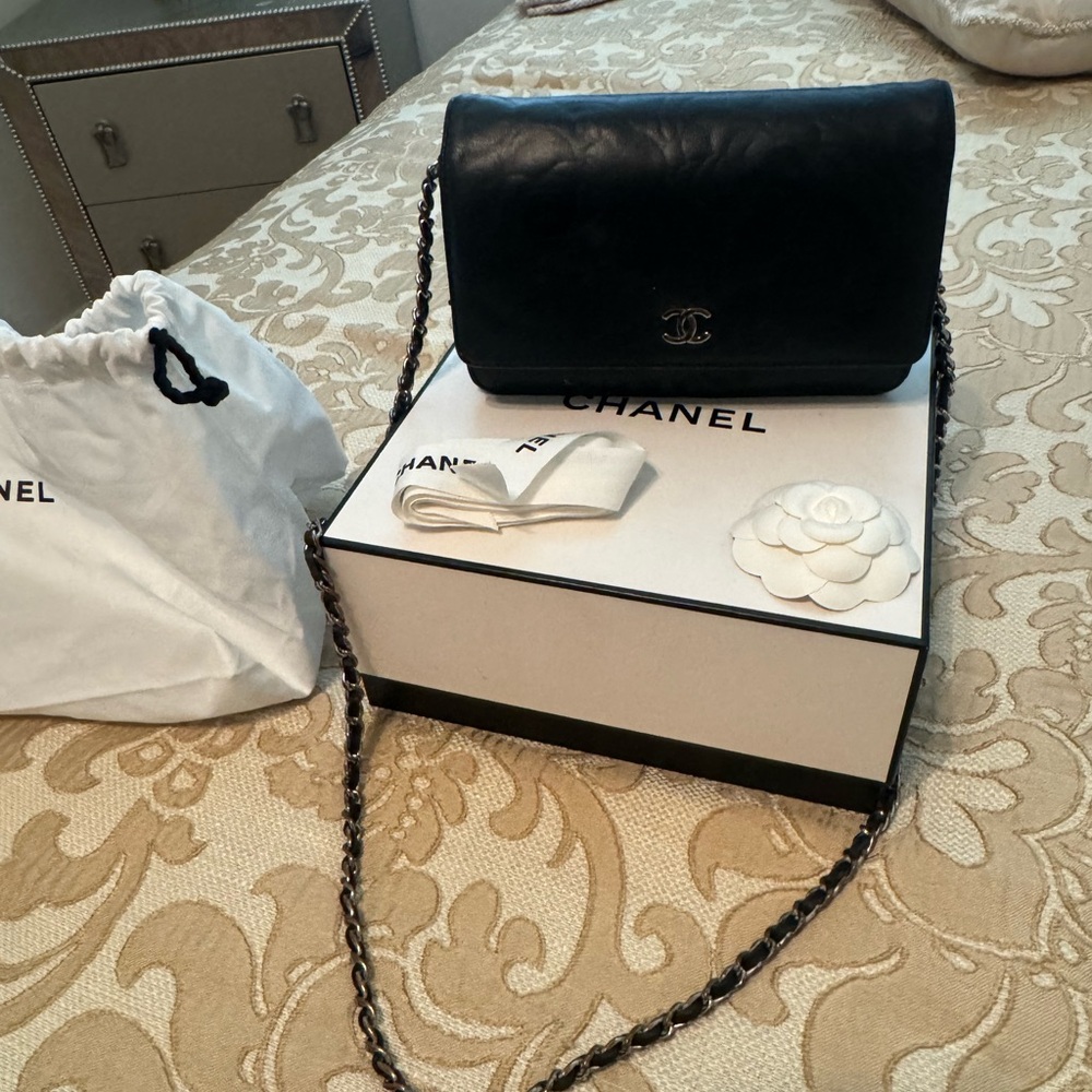 Chanel Black Leather Crossbody Bag